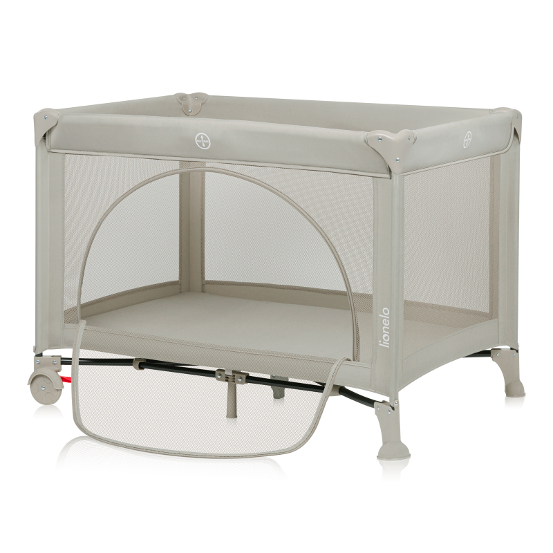 Lionelo Laura Beige Sand — Kompaktes Reisebett