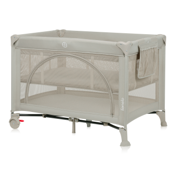 Lionelo Laura Beige Sand — Kompaktes Reisebett
