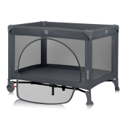 Lionelo Laura Grey Concrete — Kompaktes Reisebett