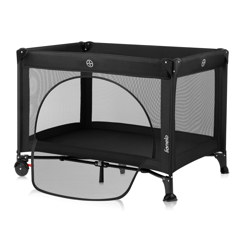Lionelo Laura Black Carbon — Kompaktes Reisebett