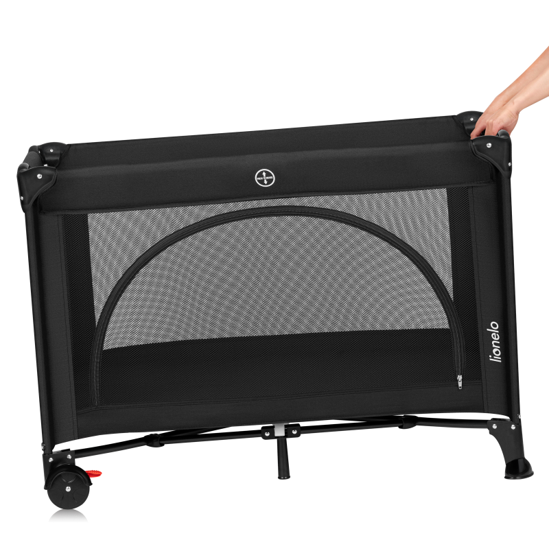 Lionelo Laura Black Carbon — Kompaktes Reisebett