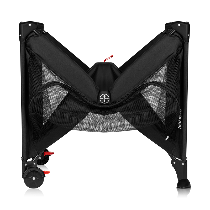 Lionelo Laura Black Carbon — Kompaktes Reisebett
