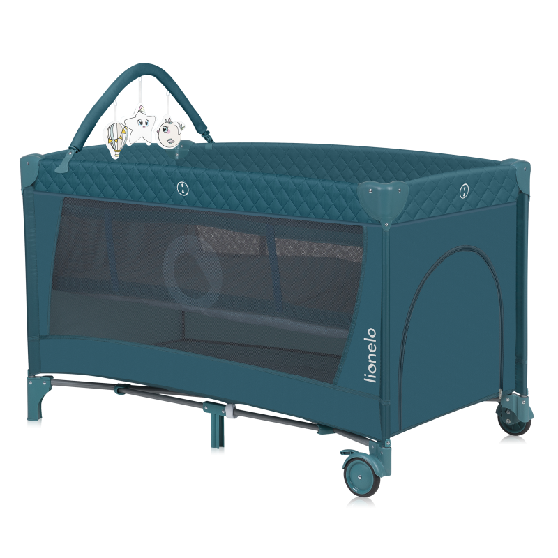 Lionelo Flower Green Turquoise — Bettchen 2in1