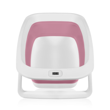 Lionelo BabyBubble Pink Magnolia — Faltbare Babywanne mit Badeliege