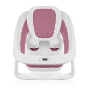 Lionelo BabyBubble Pink Magnolia — Faltbare Babywanne mit Badeliege