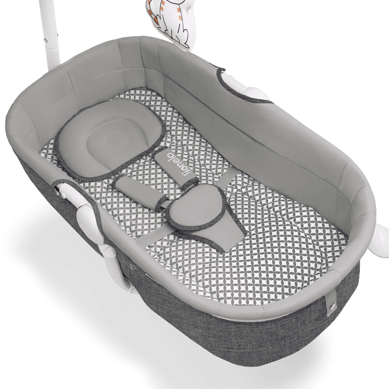 Lionelo Henny Grey Stone — Babywippe