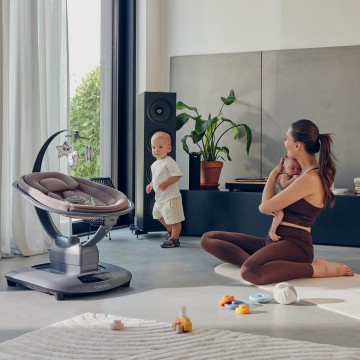 Lionelo Blossom Grey Concrete — Elektrische Babywippe
