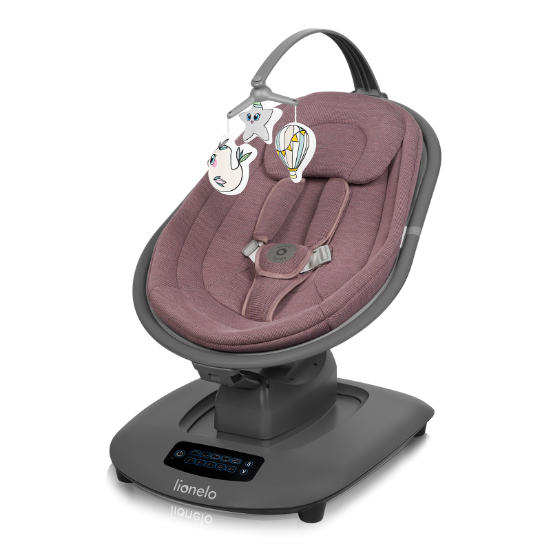 Lionelo Blossom Pink Mauve — Elektrische Babywippe