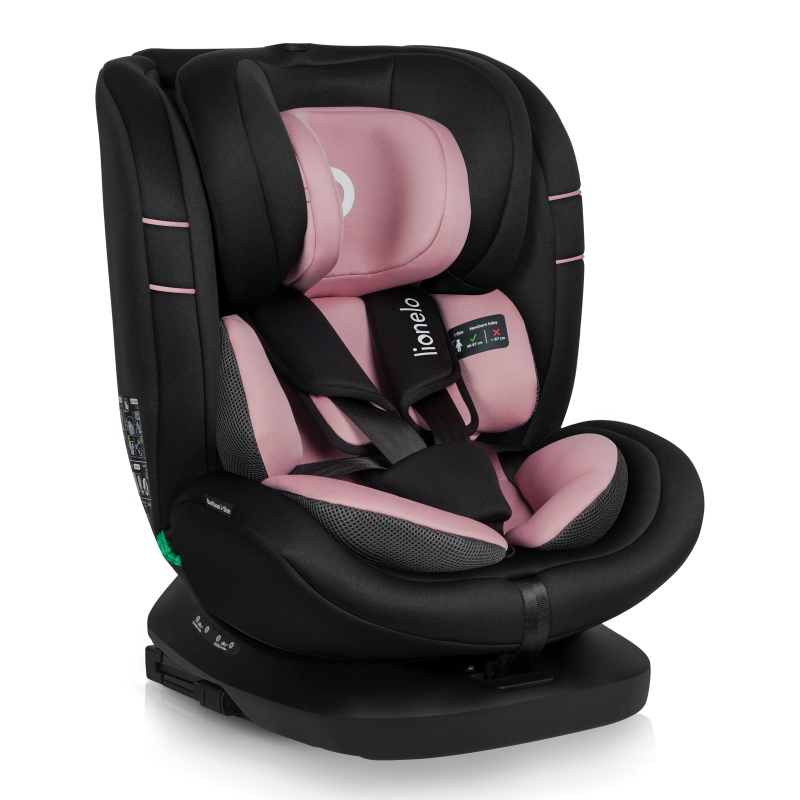 Lionelo Bastiaan i-Size Pink Rose — Kindersitz