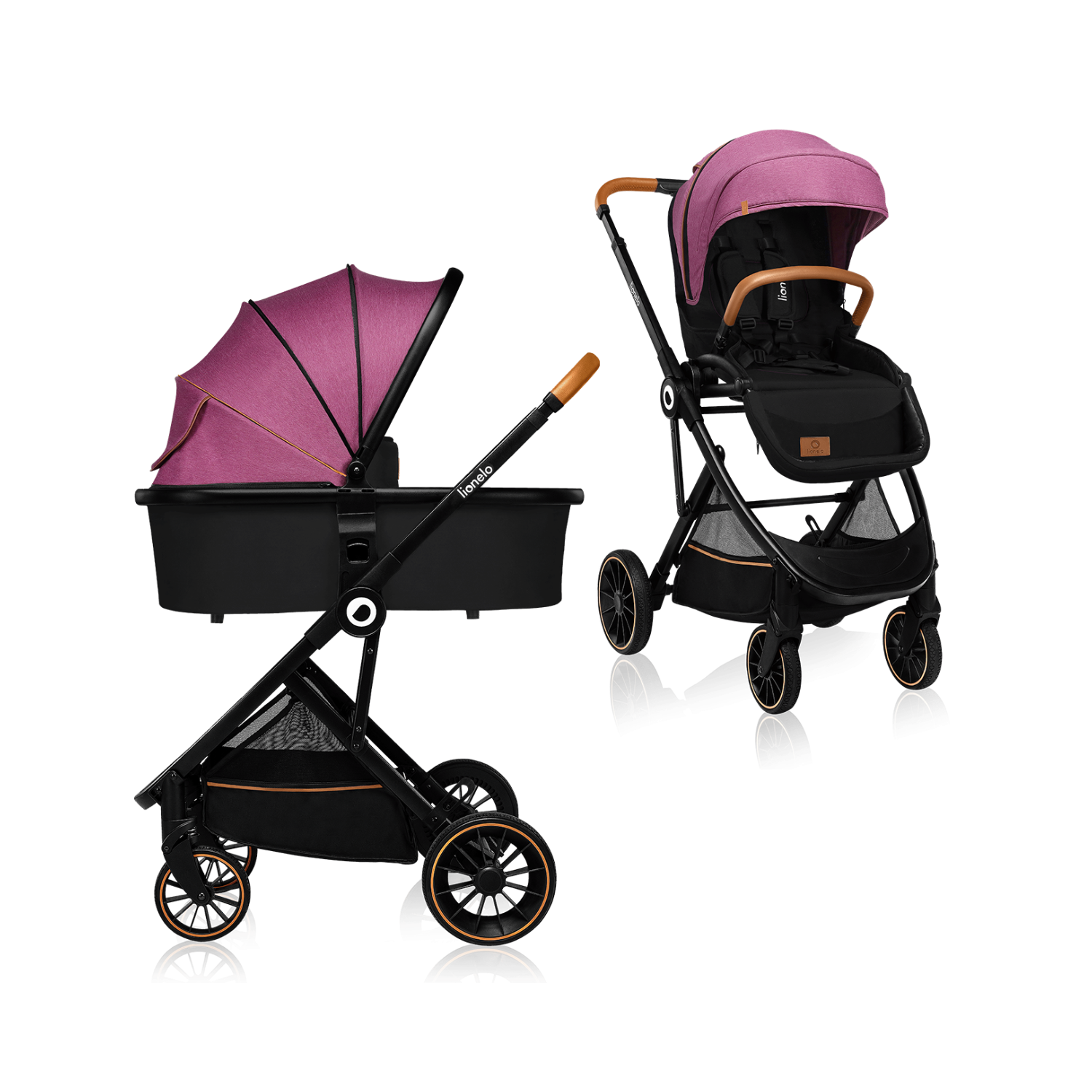 Lionelo Riya 2 in 1 Violet — Kombikinderwagen