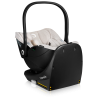 lionelo Moxie i-Size Set Beige Sand — Kindersitz mit ISOFIX-Basis