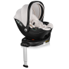lionelo Moxie i-Size Set Beige Sand — Kindersitz mit ISOFIX-Basis