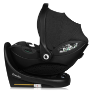 lionelo Moxie i-Size Set Carbon Black — Kindersitz mit ISOFIX-Basis