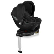lionelo Moxie i-Size Set Carbon Black — Kindersitz mit ISOFIX-Basis