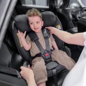 lionelo Neal i-Size Black Carbon — Autokindersitz