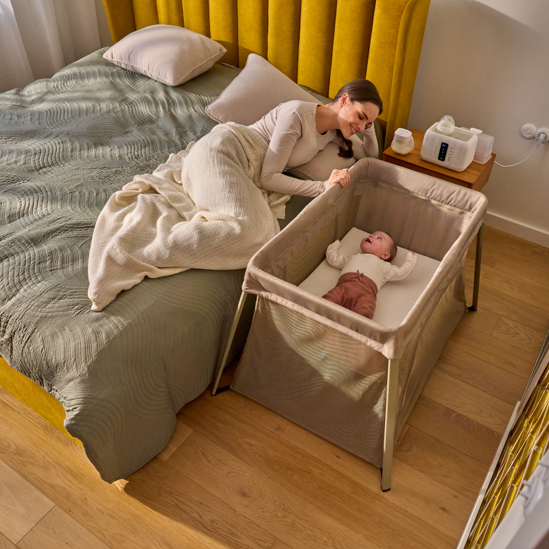 Lionelo Alice Grey — Babyreisebett 3in1