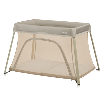 Lionelo Alice Beige Olive — Babyreisebett 3in1