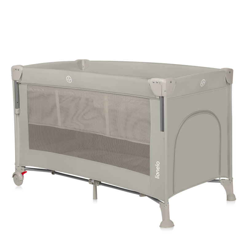 Lionelo Ellen Beige Sand — Beistellbett 3in1