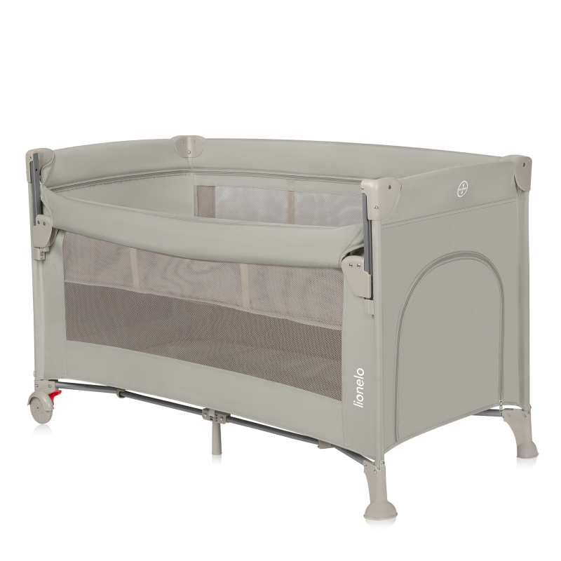 Lionelo Ellen Beige Sand — Beistellbett 3in1