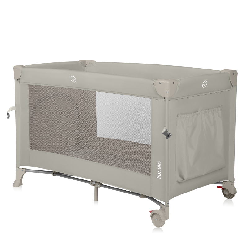 Lionelo Ellen Beige Sand — Beistellbett 3in1