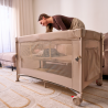 Lionelo Ellen Beige Sand — Beistellbett 3in1