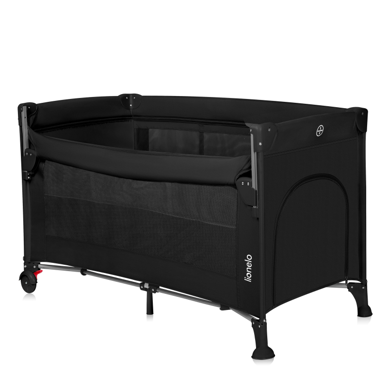Lionelo Ellen Black Carbon — Beistellbett 3in1