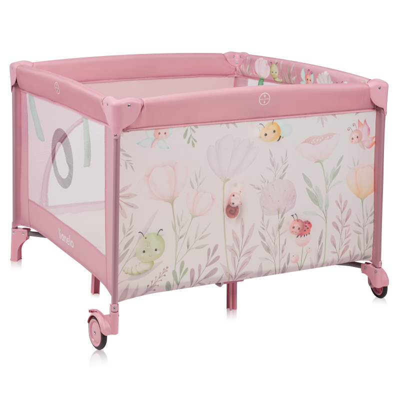 Lionelo Mille Plus Pink — Multifunktionales Laufgitter
