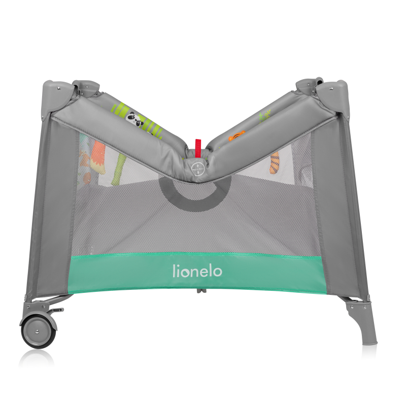 Lionelo Mille Plus Grey Green — Multifunktionales Laufgitter