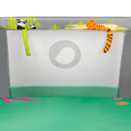 Lionelo Mille Plus Grey Green — Multifunktionales Laufgitter