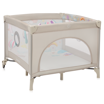 Lionelo Mille Plus Grey Beige — Multifunktionales Laufgitter