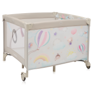 Lionelo Mille Plus Grey Beige — Multifunktionales Laufgitter