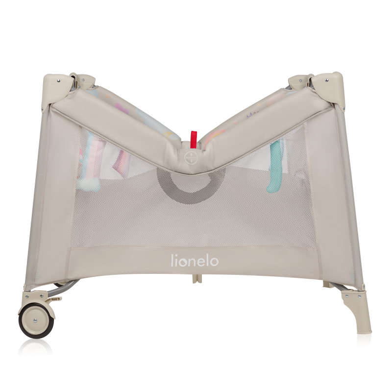 Lionelo Mille Plus Grey Beige — Multifunktionales Laufgitter