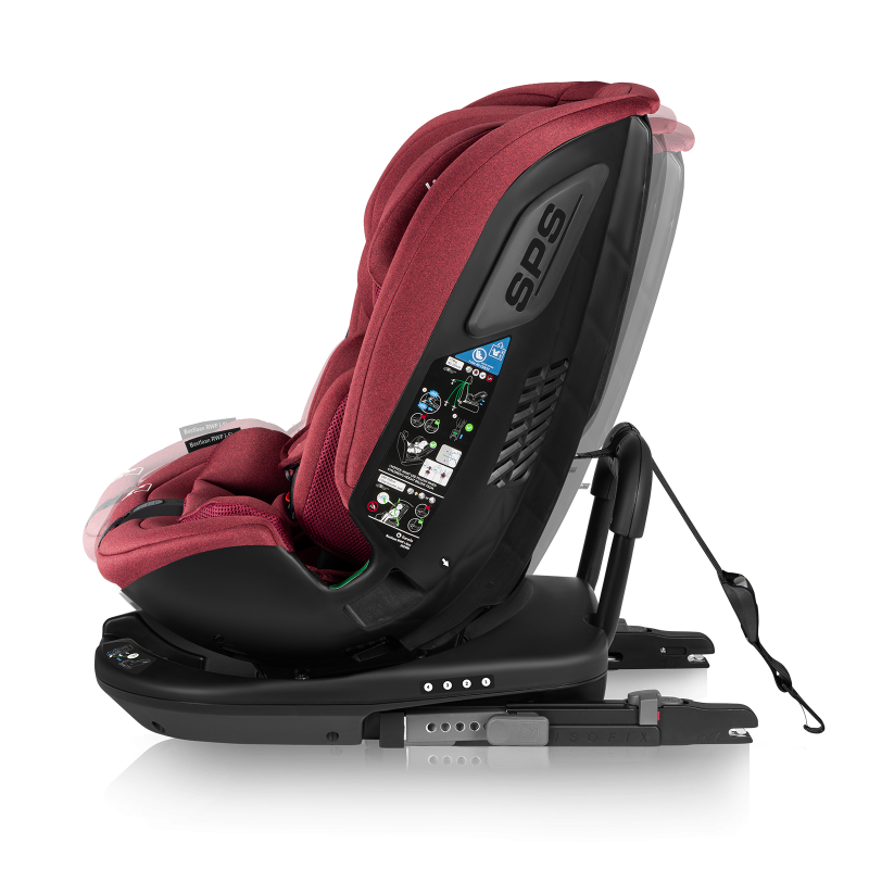 Lionelo Bastiaan RWF i-Size Red Burgundy — Autokindersitz
