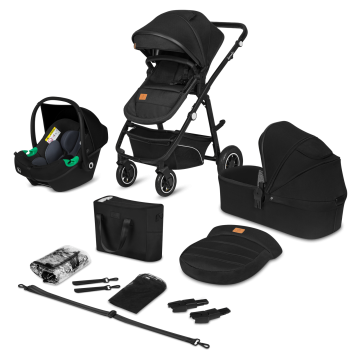 Lionelo Bianka 3in1 Black Onyx — Kombikinderwagen