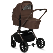Lionelo Mika Plus 3-in-1 Mocha Mouse — Kombikinderwagen
