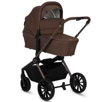Lionelo Mika Plus 3-in-1 Mocha Mouse — Kombikinderwagen