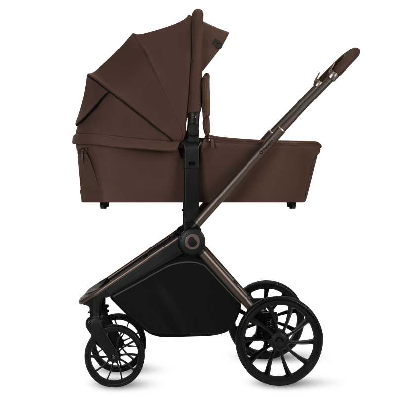 Lionelo Mika Plus 3-in-1 Mocha Mouse — Kombikinderwagen