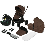 Lionelo Mika Plus 2in1 Mocha Mouse — Kombikinderwagen
