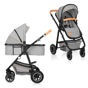 Lionelo Amber 2 in 1 Grey Stone — Kombikinderwagen 2in1