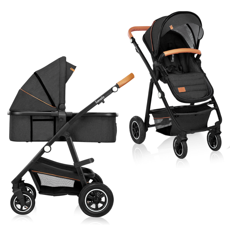Lionelo Amber 2in1 Grey Graphite — Kombikinderwagen