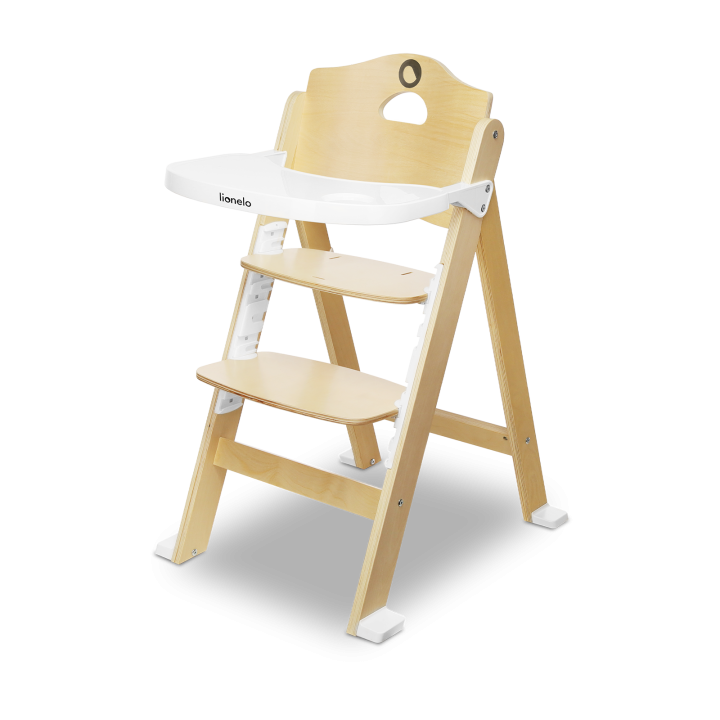 Lionelo Floris White Natural — fütterungsstuhl