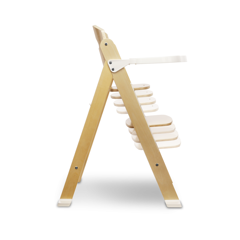Lionelo Floris White Natural — Hochstuhl