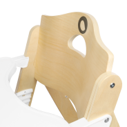 Lionelo Floris White Natural — Hochstuhl