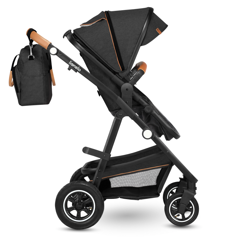 Lionelo Amber 3in1 Grey Graphite — Kombikinderwagen