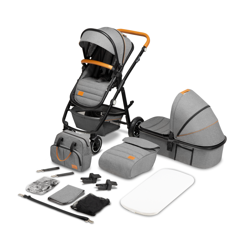 Lionelo Amber 2in1 Grey Stone — Kombikinderwagen