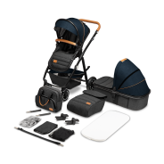 Lionelo Amber 2in1 Blue Navy — Kombikinderwagen