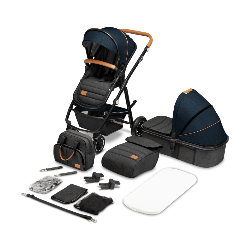 Lionelo Amber 2in1 Blue Navy — Kombikinderwagen