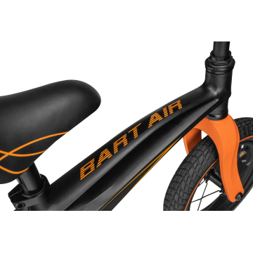 Lionelo Bart Air Sporty Black — Laufrad