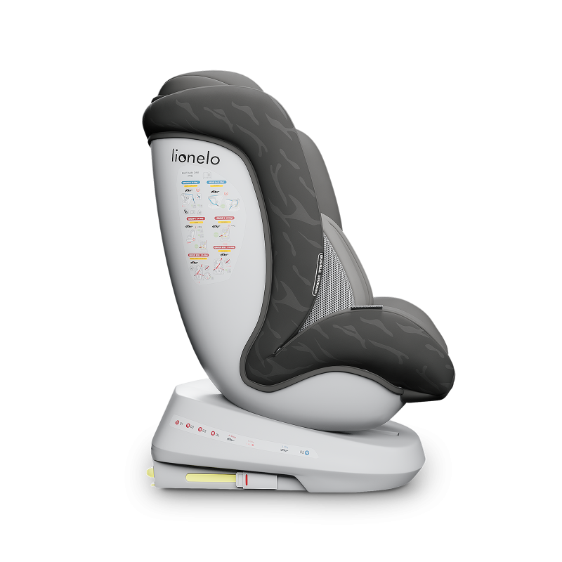 Lionelo Bastiaan One Grey Graphite — Kindersitz 0-36 kg
