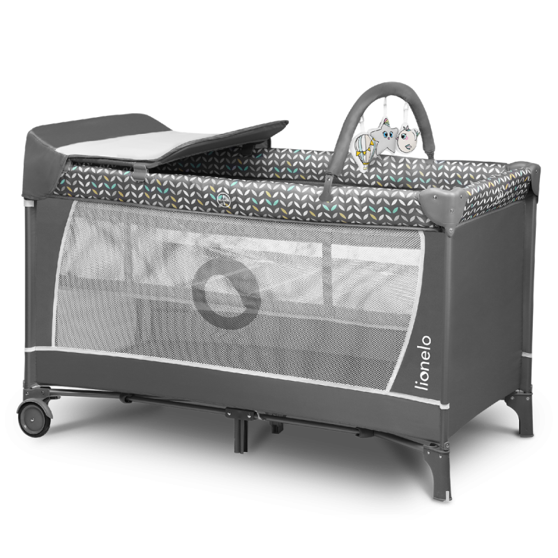 Lionelo Flower Grey Scandi — Bettchen 3in1